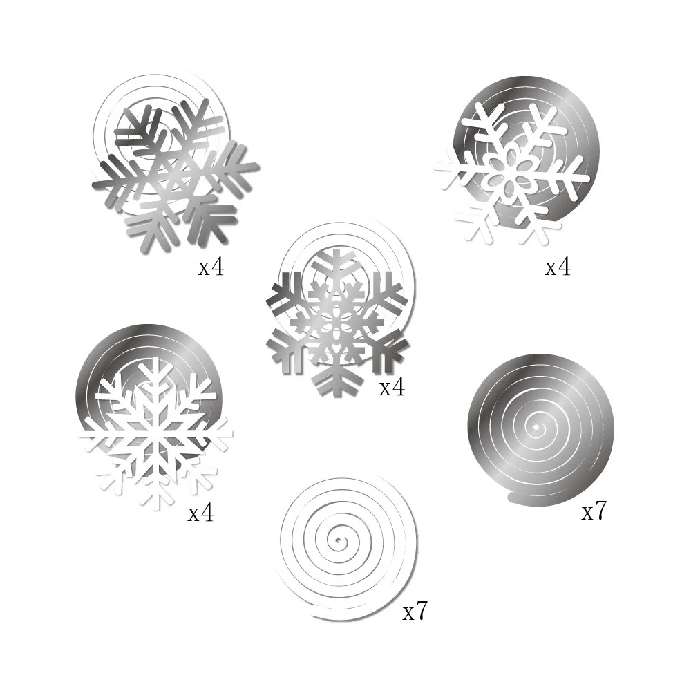 30 шт./компл. Рождественская Снежинка завесы вихревой украшения стены кулон Висячие украшения Рождественские украшения для дома XL016