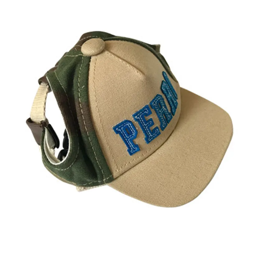 Fashion Letter Canvas Pets Cap Hat Dog Cat Headband Summer Outdoor Headdress Costumes Hair Band Hat Festival Cat Dog Band 40JA11 (4)