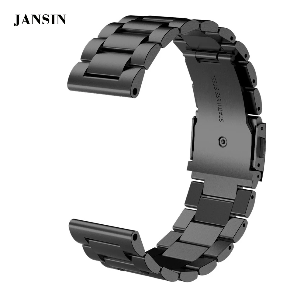 

JANSIN luxury Stailess Steel Strap Watch strap For Garmin Fenix 3 / Fenix 3 HR / Fenix 5X Bracelet wristband watchbands