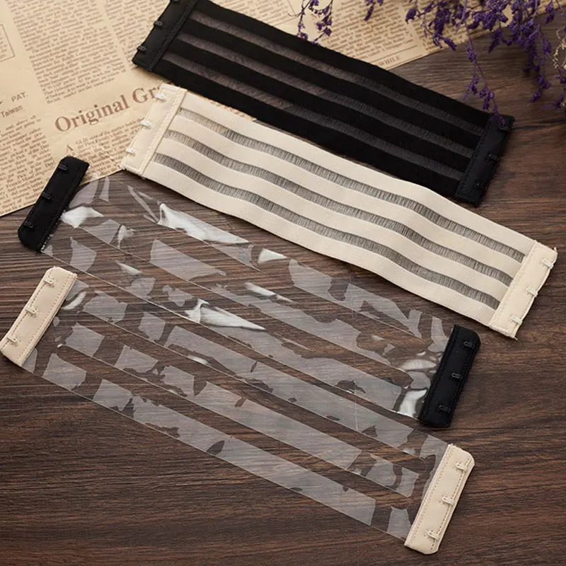 

Women Bra Extender 1 Rows 3 Hooks Elastic Hollow Out Back Clasp for Underwear TC21
