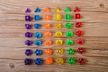 

Dungeons & Dragons polyhedral dice [7 dices]DND life computation sieve TRPG run group indicator Board role-playing games