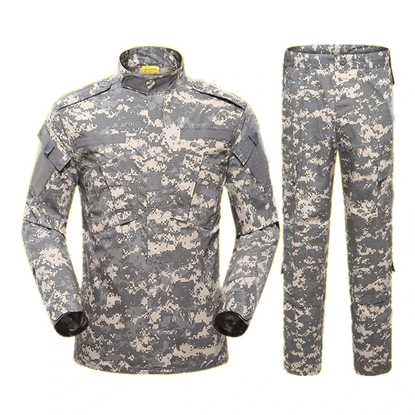 

ACU Military Uniform Army Militar Special Forces Service Tactical Suit Combat Shirt Camouflage High Quality Men Clothes Set