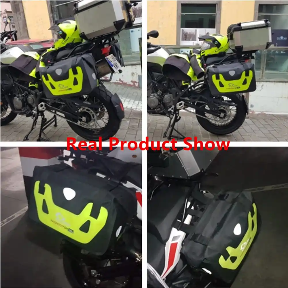 Color Name : Black Motorcycle Panniers Waterproof Motorcycle Saddle Bags Moto Racing Travel Luggage Multi-Function Tank Bag Motorbike Saddlebags Suitcase