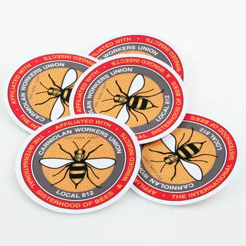 

Fast delivery Custom Sticker Usage print adhesive label Glossy Lamination Permanent printed beer labels ----DH12371