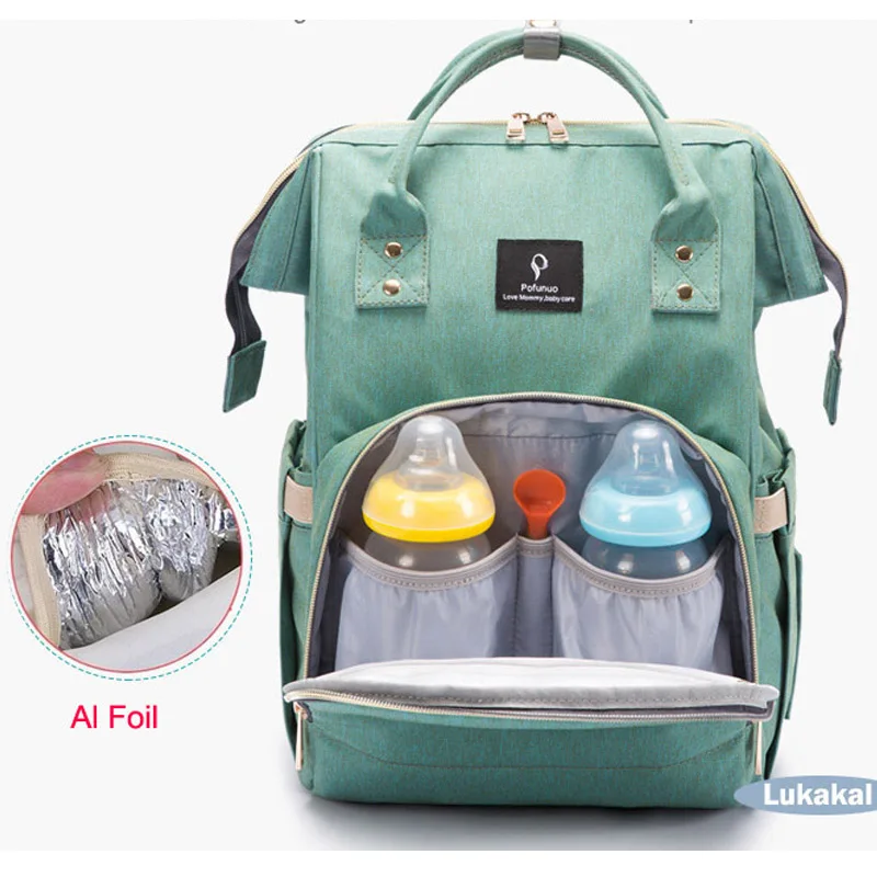  2019 USB Interface Mummy Bag Backpack Large Capacity WaterProof Baby Diaper Bag Maternity Carry Bol