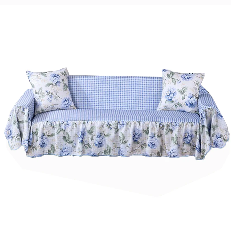 

1PC Flower Printed Sofa Couch Cover Reversible Sofa Cover Loveseat Couch Sofa Cover Both Side Usable Slipcover Sofa Protector