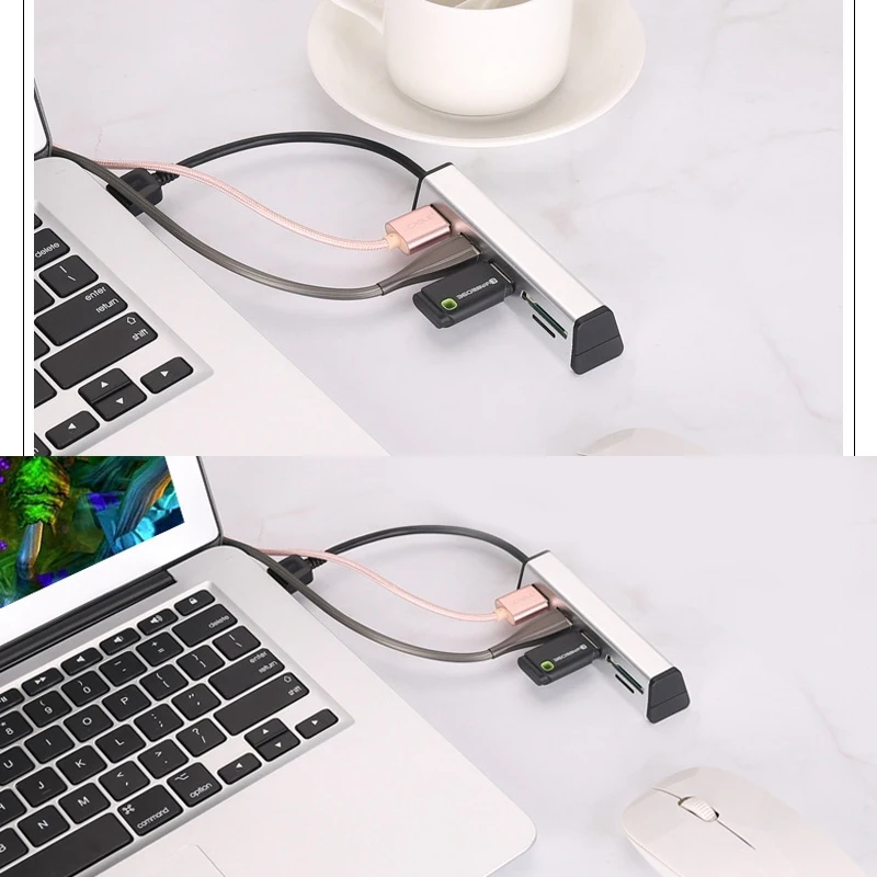 USB3.0 концентратор Высокоскоростной разветвитель четырехпортовый usb-разветвитель type-C/Usb интерфейс Plug And Play Высокоскоростная передача Поддержка Otg