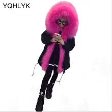 2018 New Baby Girls Winter Coat Faux Fox Fur Children Clothing Jackets Thicken Warm Coat Parka For Boy Fashion Kids Outerwear W1