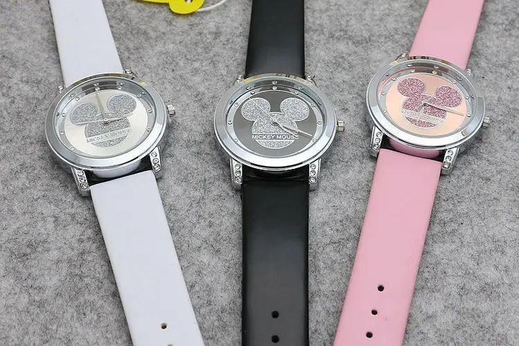 KVIEN Women Quartz Watch Fashion Bling Casual Ladies Watch Female Quartz Watch Crystal Diamond Mickey For Women Clock KVIEN Women Quartz Watch Fashion Bling Casual Ladies Watch Female Quartz Watch Crystal Diamond Mickey For Women Clock