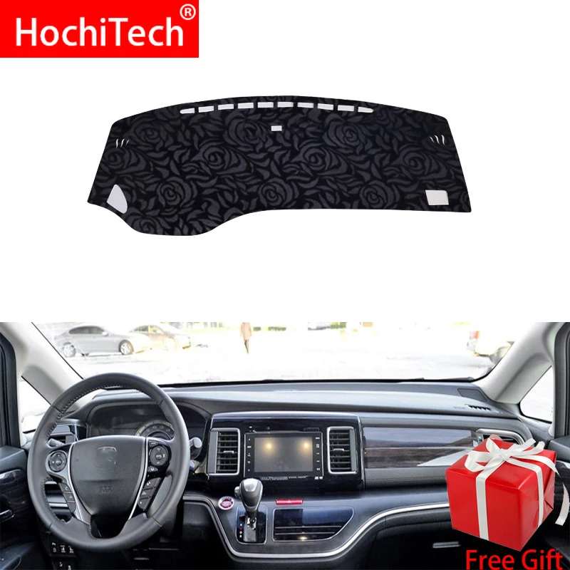 

Rose Pattern Non-slip Dashmat Dash Mat Dashboard Cover Pad Cover Carpet Car Sticker for Honda elysion 2016 Car Styling