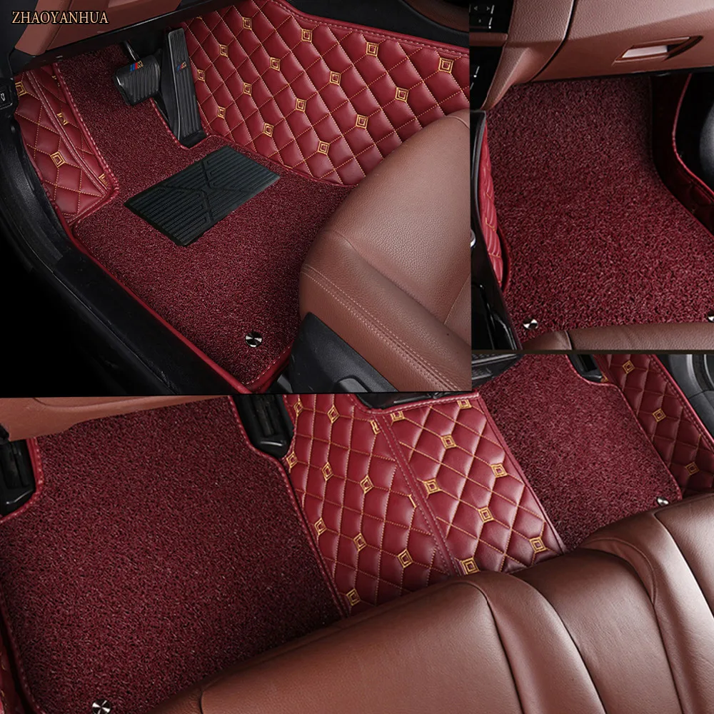 ZHAOYANHUA Car floor mats for Honda City 4th 5th 6th generation 5D all