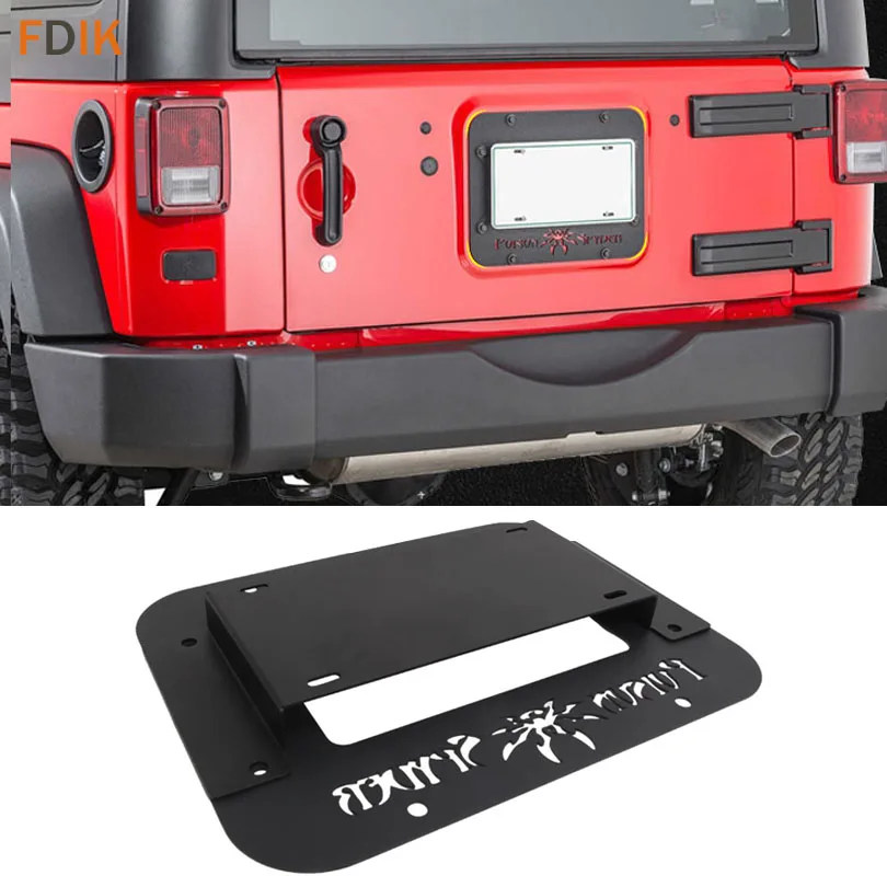 wrangler license plate