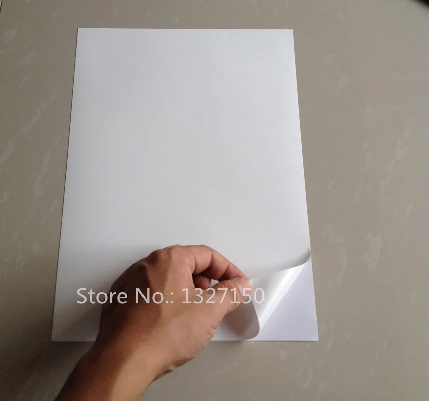 50 Sheets A4 Matte Paper Self Adhesive Sticker Printer Paper For Laser Printerin Stickers from