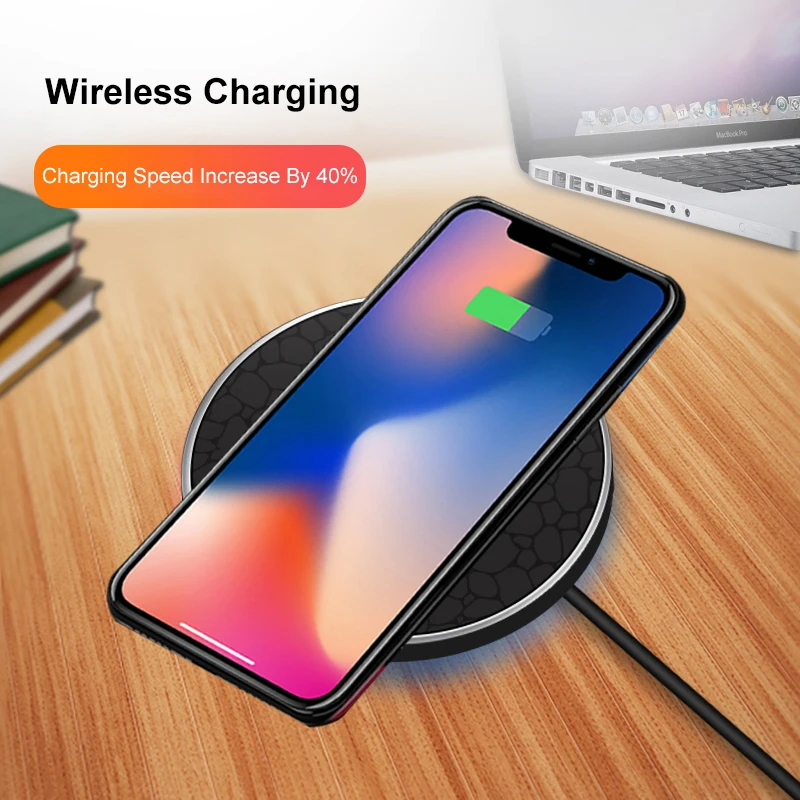 Лидер продаж QI Quick Charging стенд база беспроводной зарядное устройство для iPhone X 8