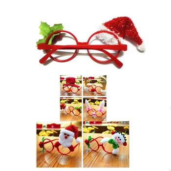 

1 Pc Lovely Kids Toy Christmas Spectacle Frames Glasses Photo Props Decor Children Xmas DIY Festival Holiday Novelty & Gag Toys