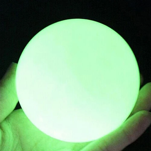 

Delicate Glow In Dark Faux Fluorite Sphere Luminous Ball Home Decor Ornament