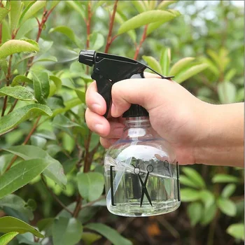 

250ml Transparent Plant Flower Watering Pot gardening Water Sprayer Plastic Makeup Hairdresser Spray Bottle Blow Can clean tools
