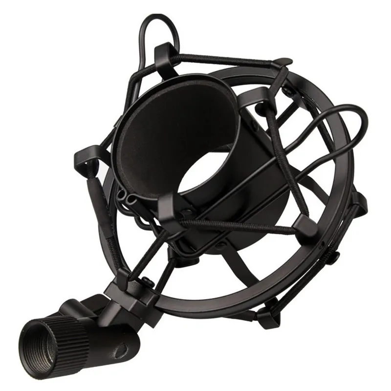 Ituf 2Pack Microphone Shock Mounts Anti Vibration Suspension High Isolation for Studio Condenser Mic Radio Broadcasting Studio-1