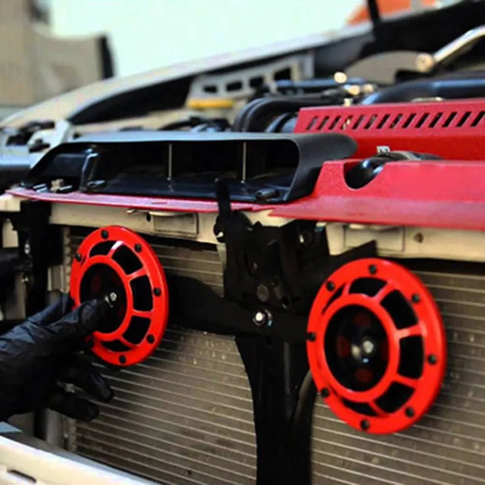 Waterproof Car Basin Horn Super Loud Air Horn 12V Universal Motorcycle Speaker Motorcycle