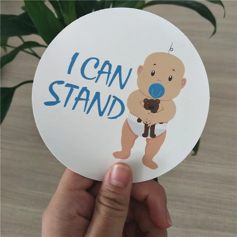 32Pcs Month Sticker Baby Photography Milestone Memorial Monthly Newborn Kids Commemorative Card Number Photo Props Accessories