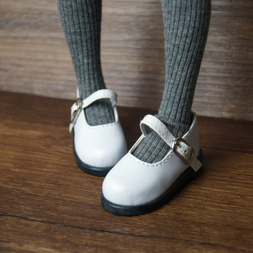 BJD Black Synthetic Shoes Flats For 1//4 17/" 44cm BJD doll AOD MSD DOD DK DZ