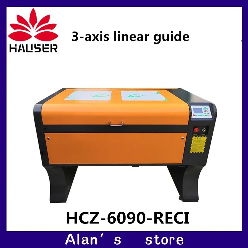 

3-axis linear guide co2 laser engraver 100w 6090 laser engraving machine 220v/110v laser cutter machine CNC engraving machine