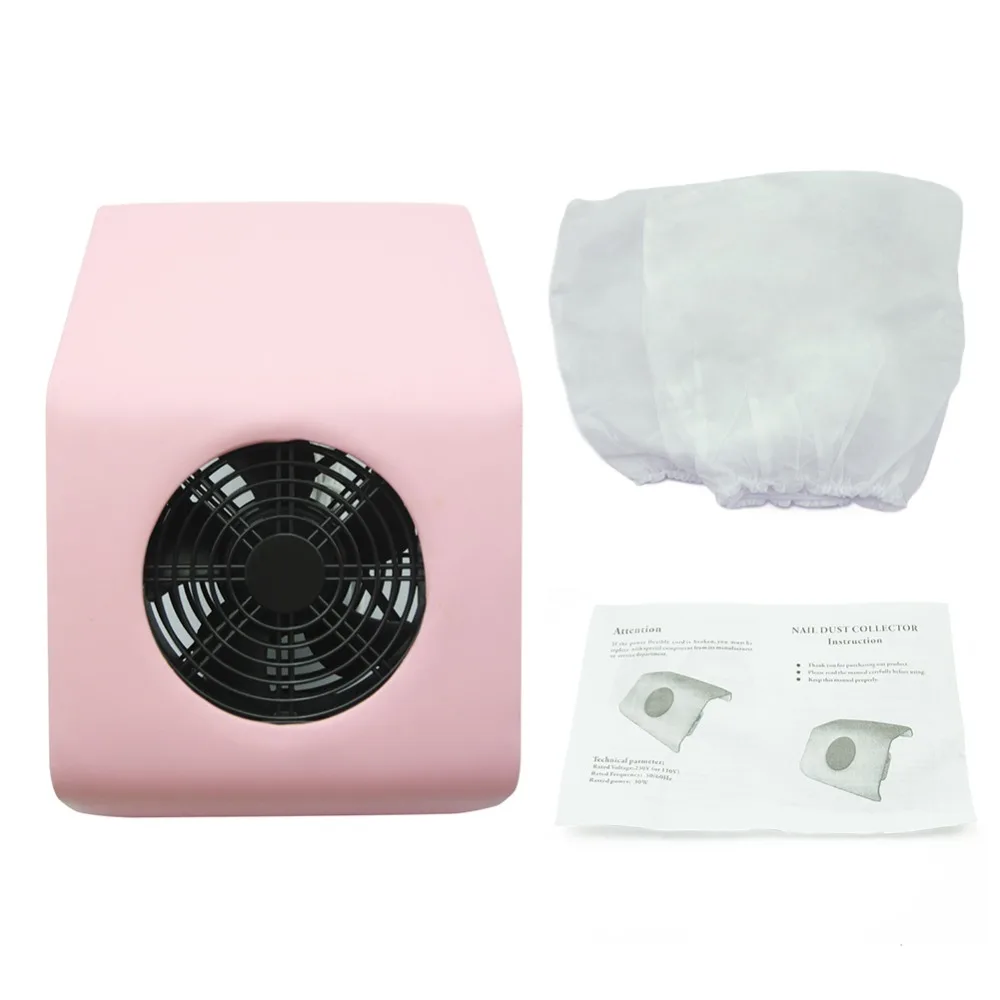 

COSCELIA Nail Dust Collector Dust Collection Sponge Powerful Suction Fingernail Dirt Vacuum Cleaner For Manicure Nail Tools