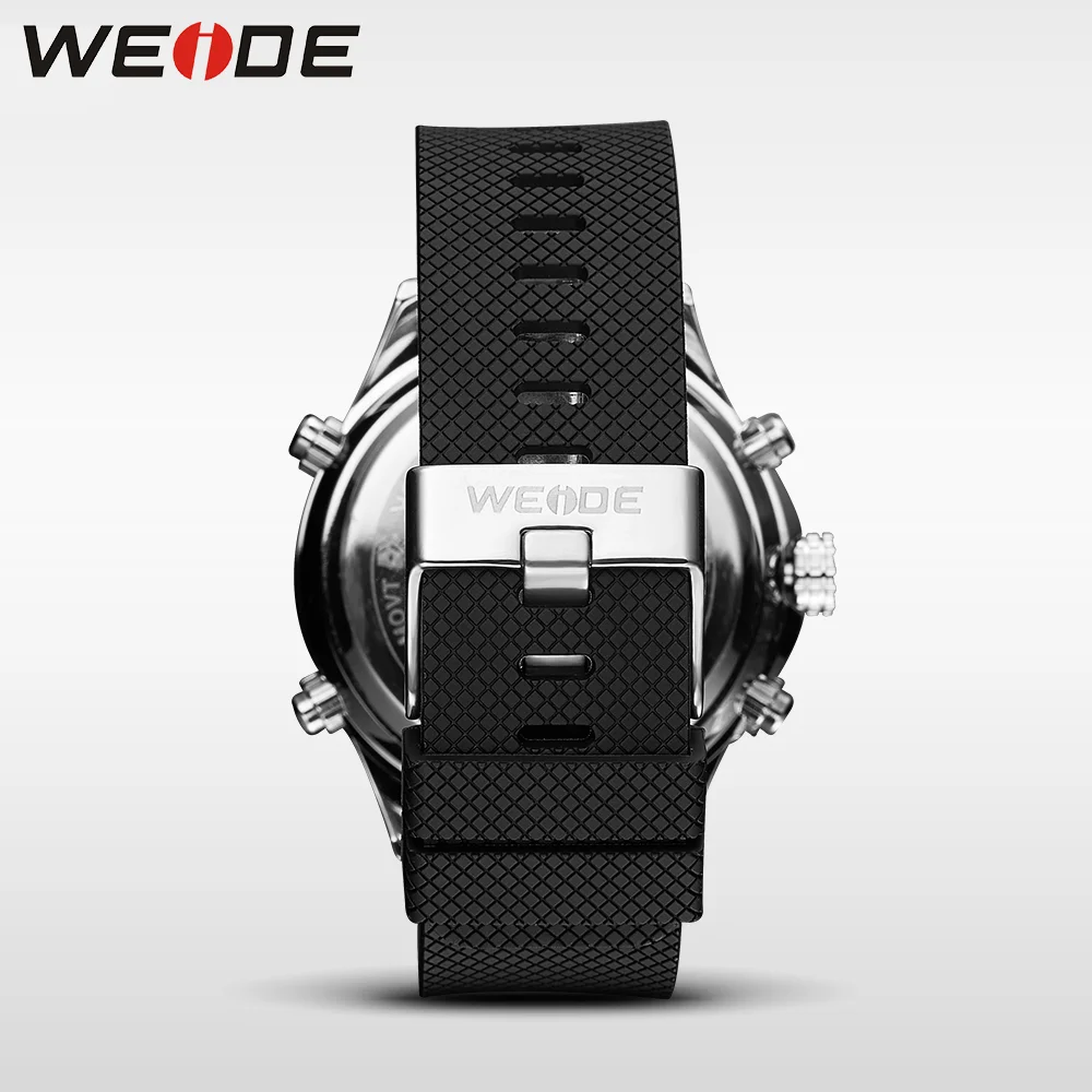 WEIDE Оригинальные спортивные мужские часы Силиконовые кварцевые