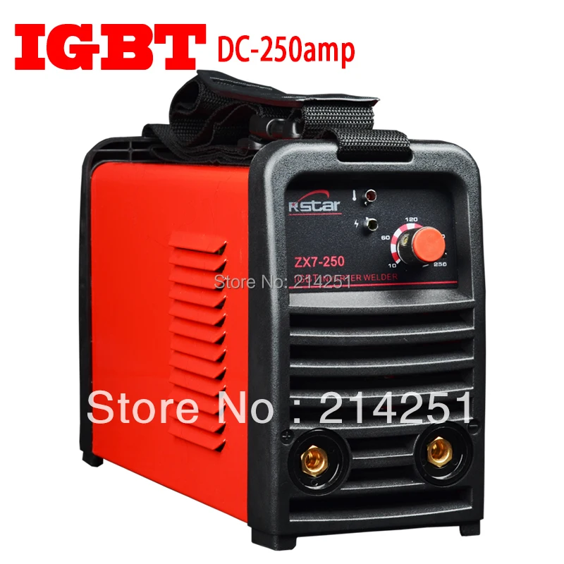 IGBT Inverter DC MMA welding machine ARC250 (ZX7 250) IGBT welder, Free