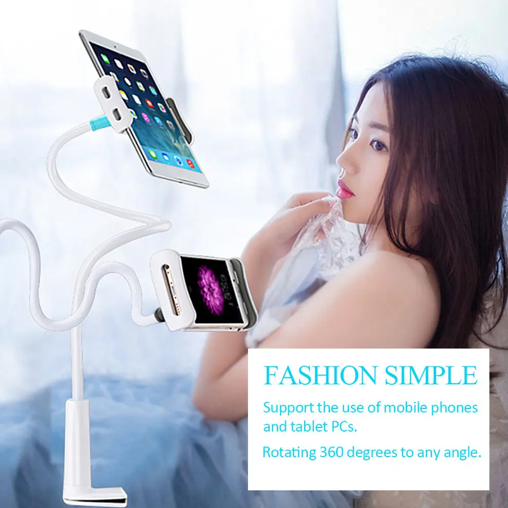 5pcs Black Lightweight Tablet Lazy 360 Degree Flexible Arm Table Holder Stand For Ipad 5pcs Black Lightweight Tablet Lazy 360 Degree Flexible Arm Table Holder Stand For Ipad