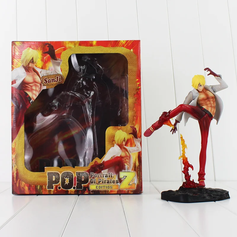 9"23cm One Piece Sanji PVC Figure Sanji Battle Version Action Figure