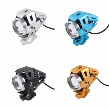 

1pcs 10W Motorcycle Spotlight Bright Auxiliary Lamp U5 Chip Led Work Light Fog Light Car Accessories Motorcycle Bike
