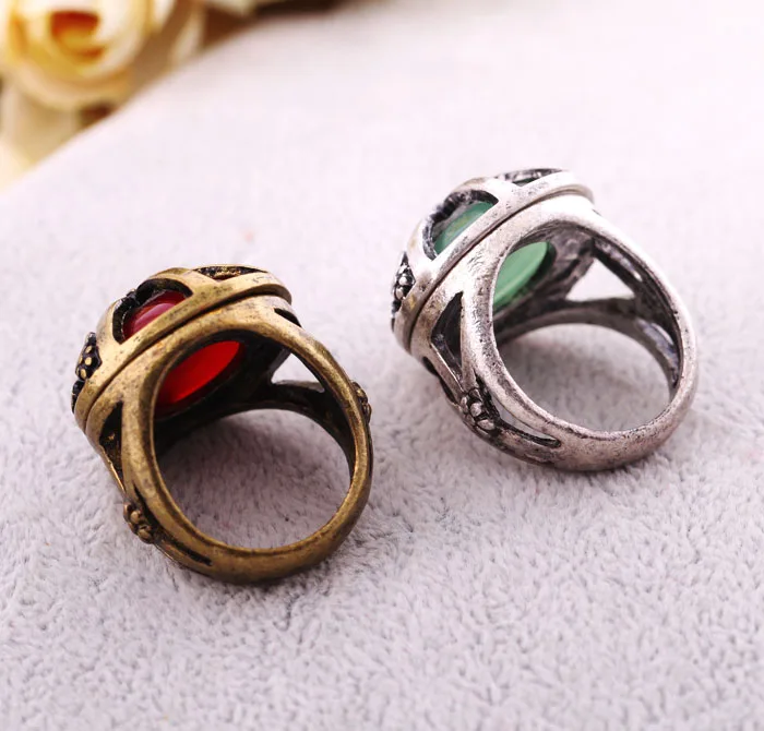 Женское винтажное кольцо с цветком из металлического сплава|women big ring|big fashion ringsbig