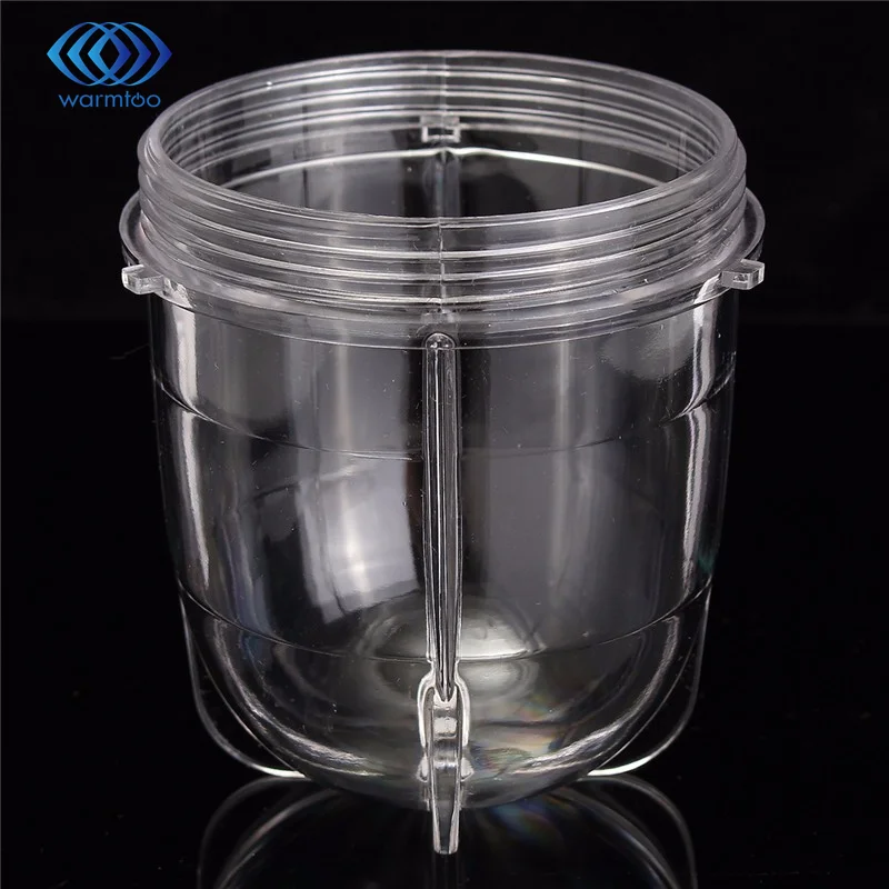 

New Plastic Short Cup Mug Clear Replacement for Magic for Bullet Blender Juicer 250W 80x100x65mm Short Cup Juice Storage Kitchen