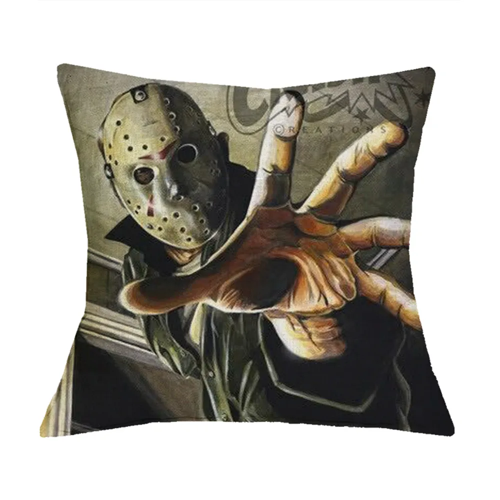 Fanximan чехлы на заказ диванные подушки персонаж фильма ужасов убийцы Чаки Джейсон пятница наволочки Чехлы для домашнего декора