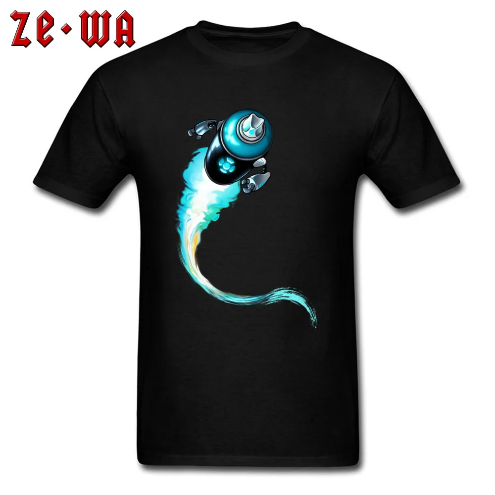  Man T-shirts RoboSpray Printed On Tees 100% Cotton Fabric O-Neck Short Sleeve Hip hop Clothing Shirt Summer/Autumn RoboSpray black