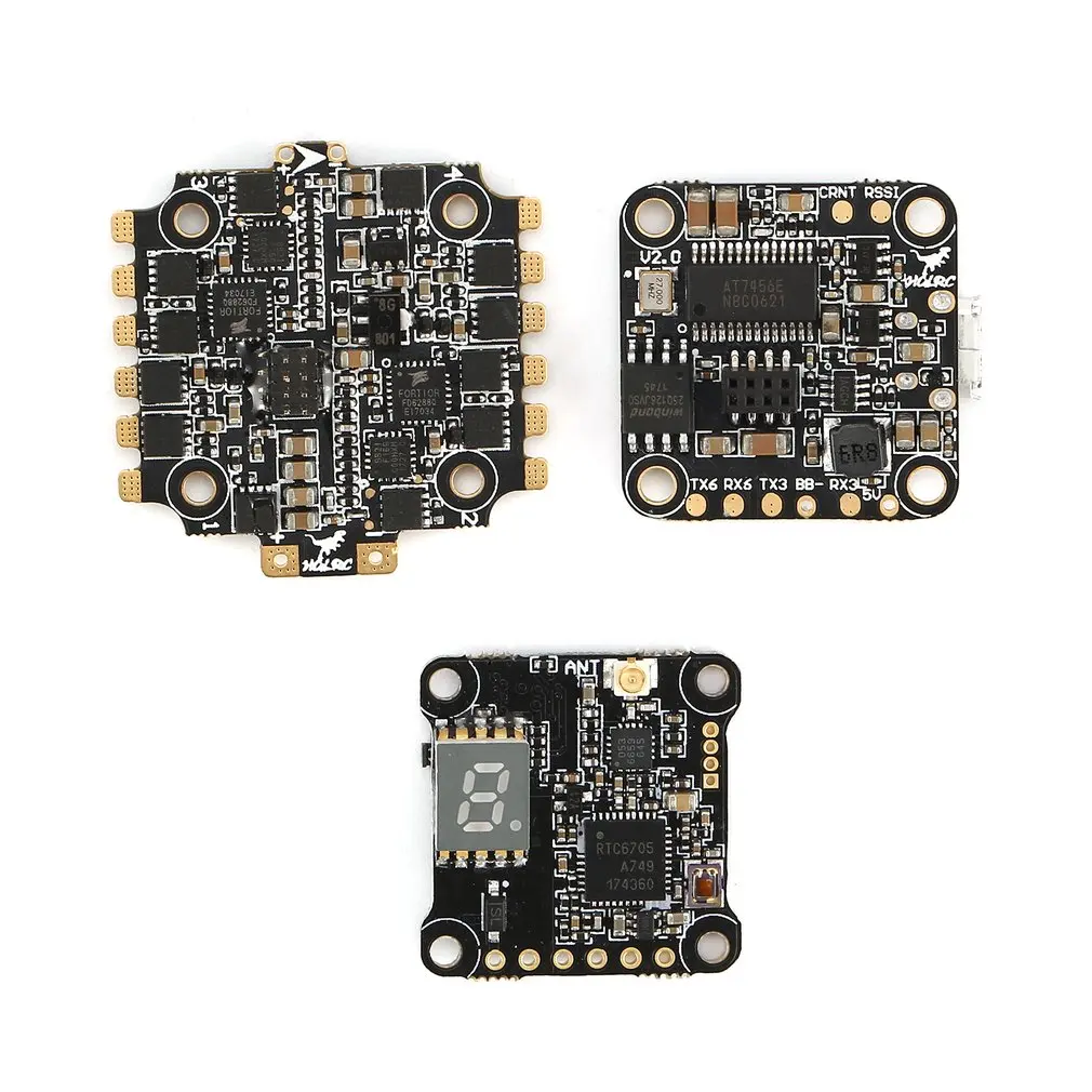 

HGLRC XJB F428-TX20.v2 F4 Flight Controller FC 33A Blheli_S ESC tx20.v2 VTX RC Drone Flight Controller