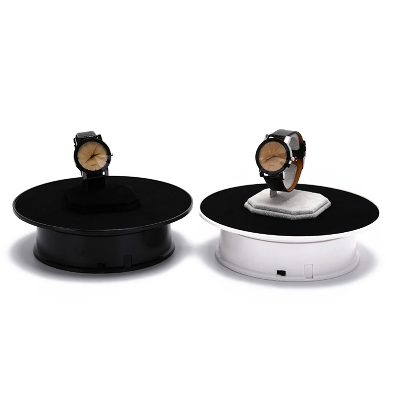 Video Shooting Props Turntable Battery Turntable 360 Degree Rotating Jewelry Display Stand For Photography