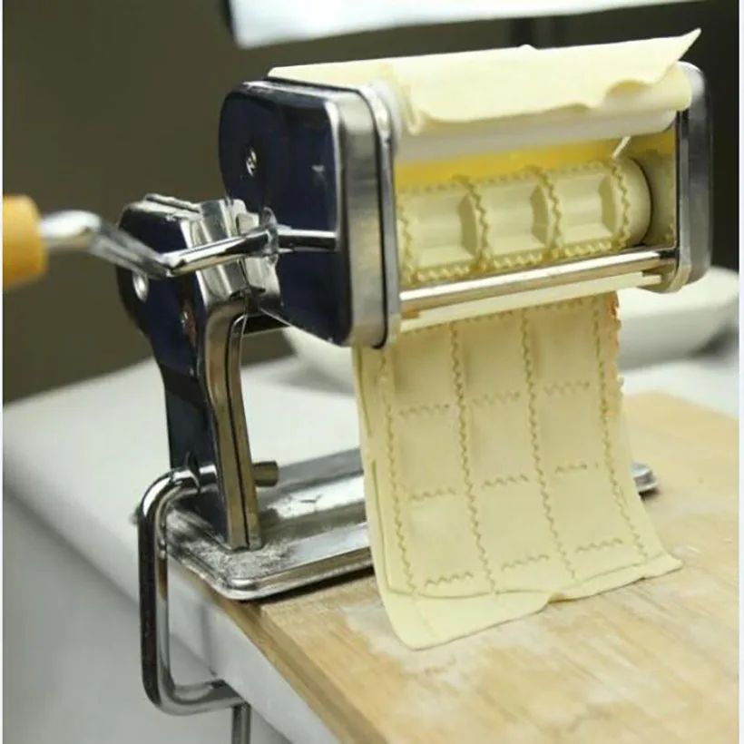 

1 pcs Stainless steel Pasta machine Ravioli Making machine/ Mold Dumpling machine hand dumpling making machine