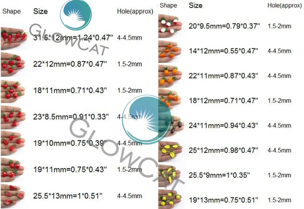4 шт./лот 14 стилей фрукты овощи Шарм Подвески плавающий стеклянный горячий перец оранжевая тыква модные аксессуары для изготовления ювелирных изделий