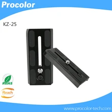 Updated version KZ-25 Up to 125 mm camera quick release plate Let your camera work more energetic