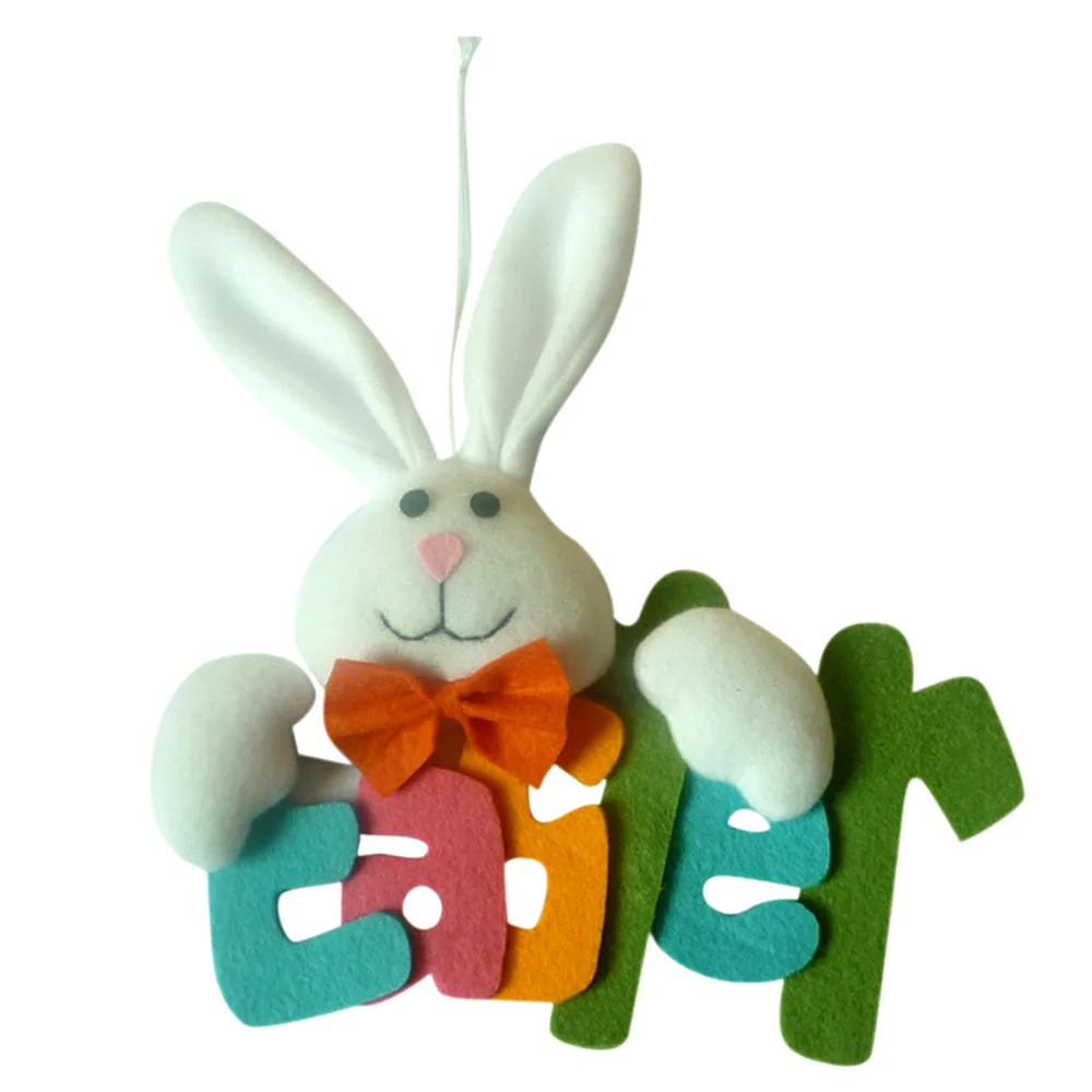 

Creative Coth Easter Cute Rabbit Ornament Bunny Hanging Wall Door For Easter Home Party Decoration Supplies Children's Gift#007