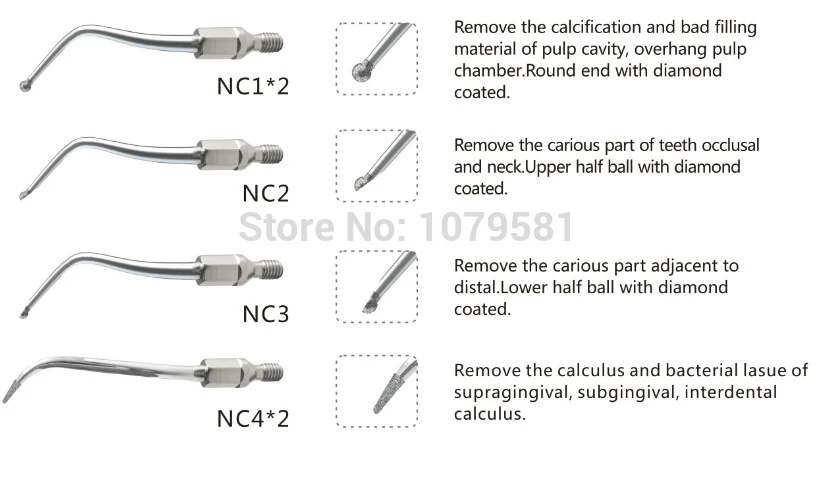 US $227.24 NACKSSCALER CAVITY PREPARATION KIT SILVER FOR TiMax AIR