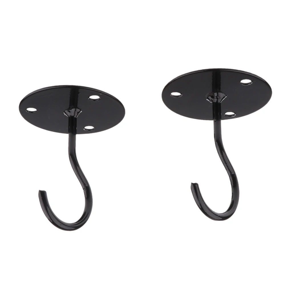 2PcsCeilingHookHangerPlate65mmDiameterwithMatchingScrewWhite