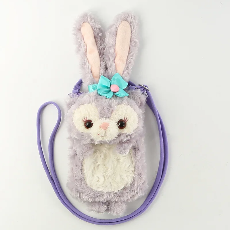 

30% Duffy new friend Stella Lou rabbit hello Kitty elmo Bread superman plush side Backpacks 18*12cm WJ01