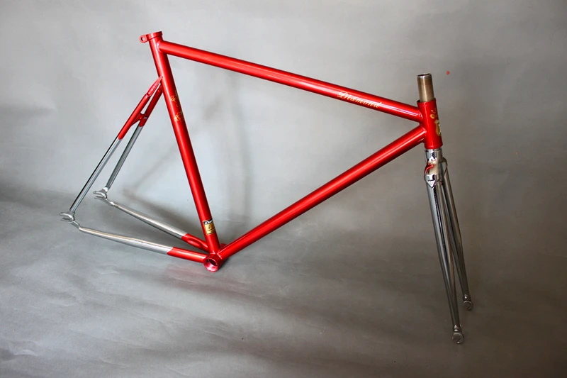 Discount fixed gear bike frame 4130 Chrome molybdenum steel fixie frame road 700C frame 53cm 55cm 58cm Customized bicycle Frame 18 Discount fixed gear bike frame 4130 Chrome molybdenum steel fixie frame road 700C frame 53cm 55cm 58cm Customized bicycle Frame 18