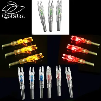 

Hunting Crossbow Archery Automatically Lighted Bow String Activated LED Lighted ID 6.2 mm Nock Archery Arrow Accessory