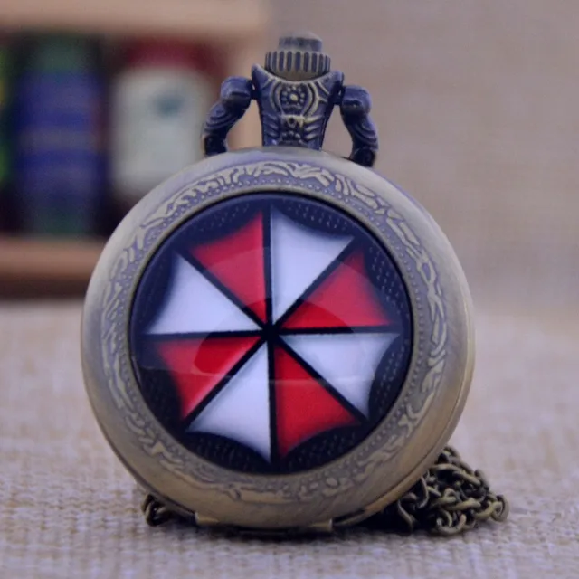 New Arrivals Resident Evil 6 Black/Silver/Bronze Quartz Pocket Watch Analog Pend New Arrivals Resident Evil 6 Black/Silver/Bronze Quartz Pocket Watch Analog Pend