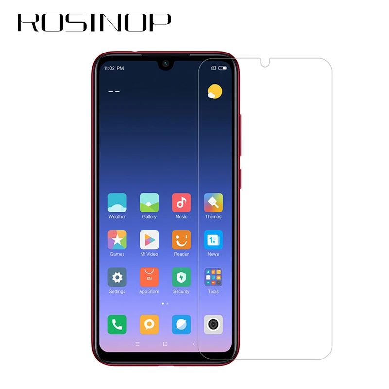 

ROSINOP Phone Screen Protector Full Coverage Anti-blueray Glass Film For xiaomi mi 9 Scratch Proof Tempered Glass For redmi 4x