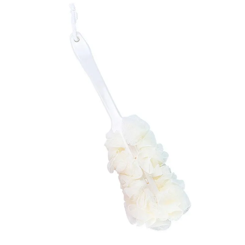 New Long Handle Hanging Soft Mesh Back Body Bath Shower Scrubber Brush Sponge4